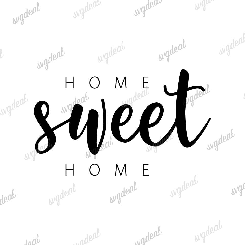 Home Sweet Home Vertical Svg