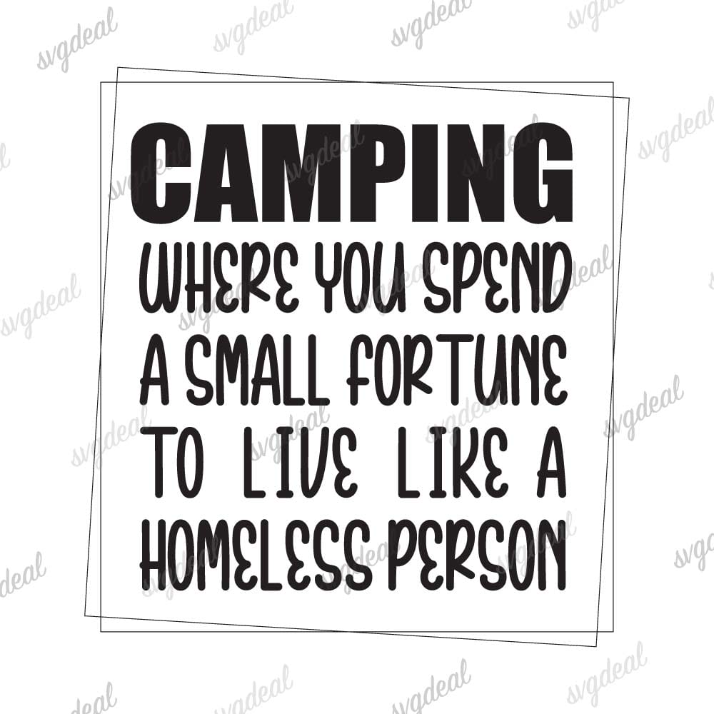 Funny Camping Svg Free