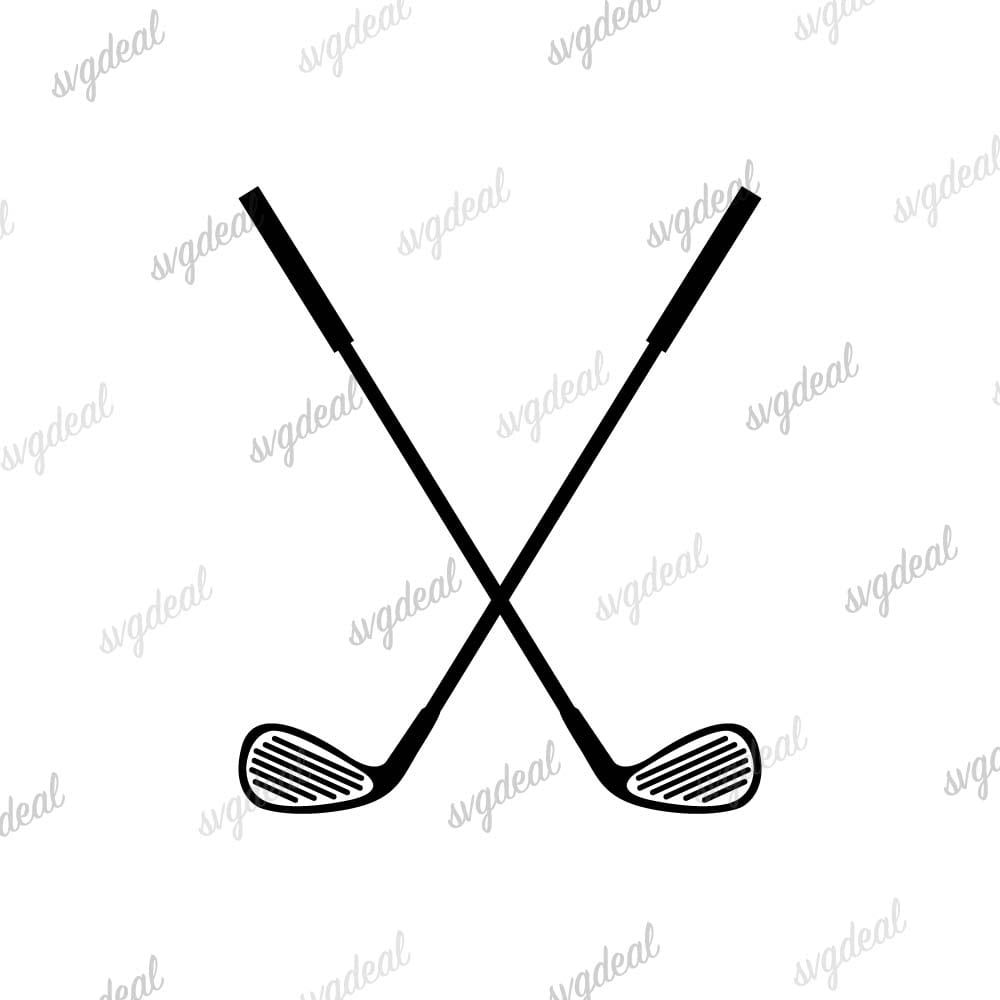 Golf Clubs Svg