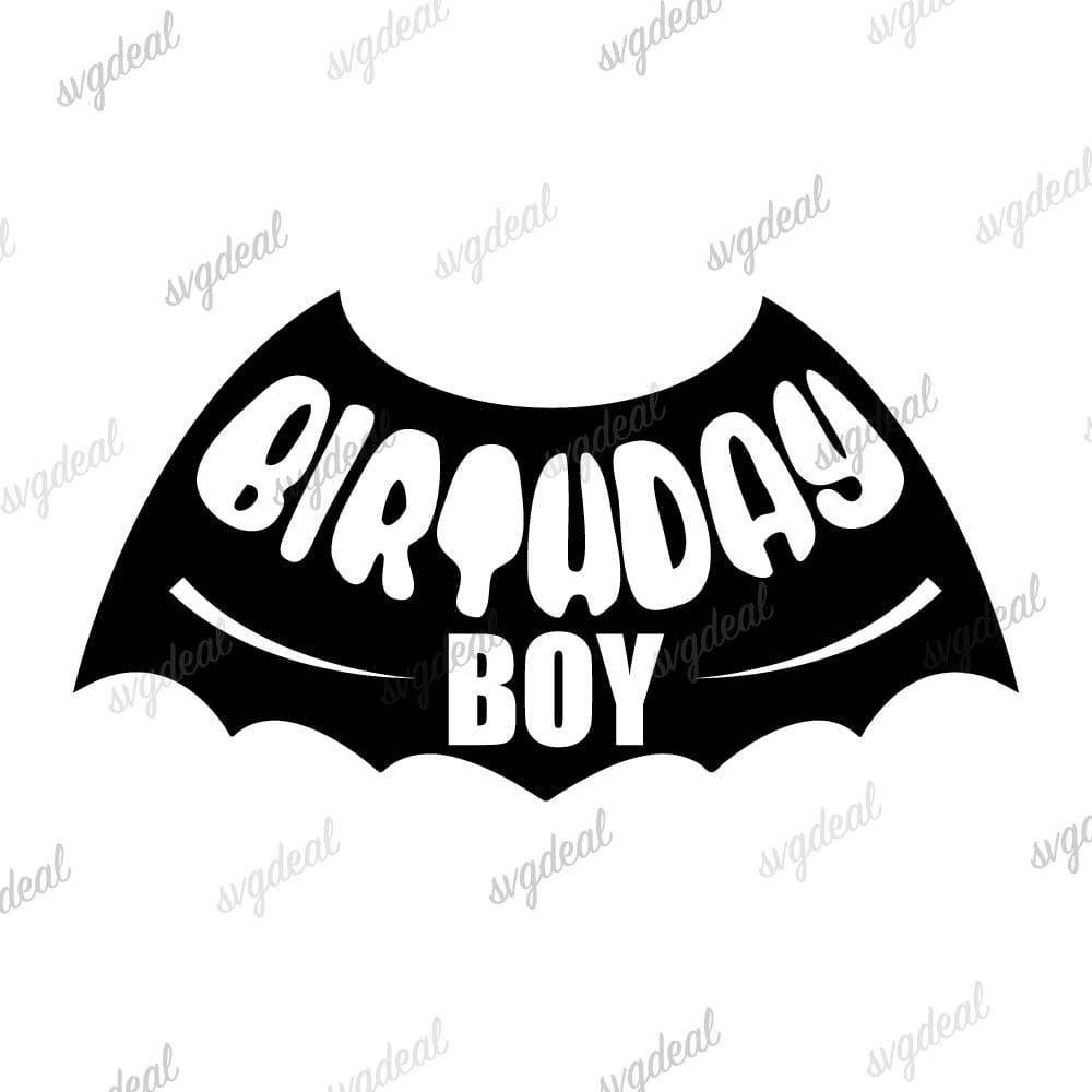 Batman Birthday Svg