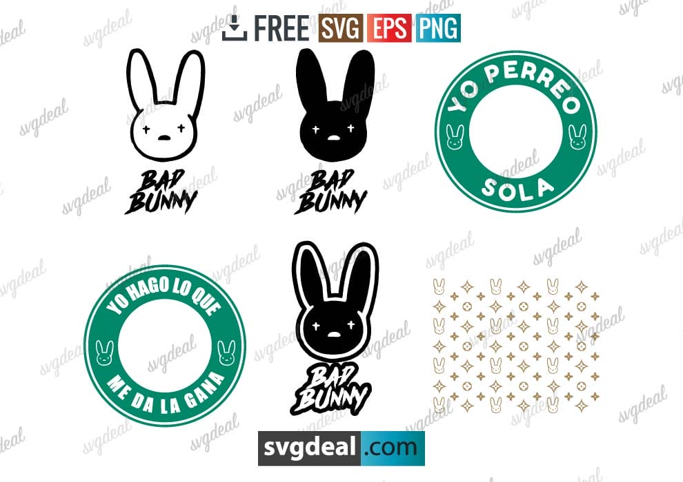 √ 6+ Free Bad Bunny Svg Files For Your Project - Free Svg Files