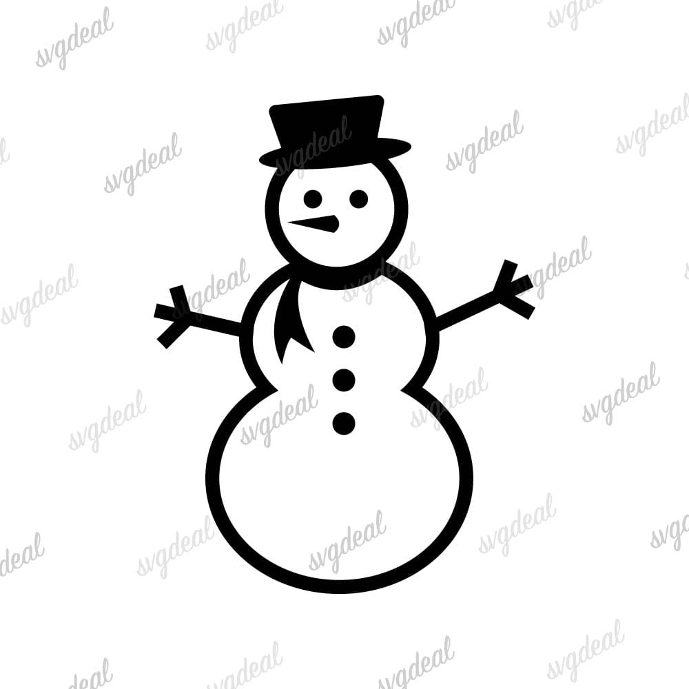 Snowman Svg