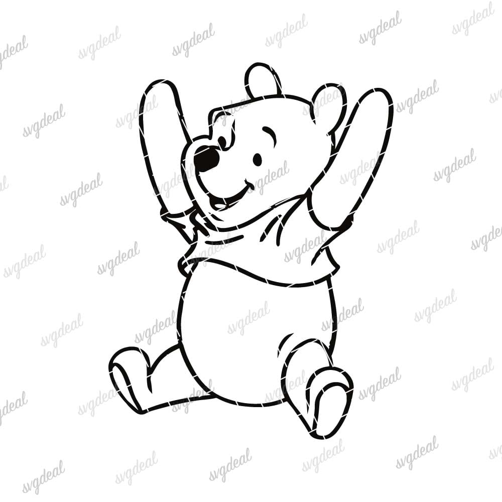 Pooh Bear Svg