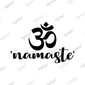 Om Namaste Svg