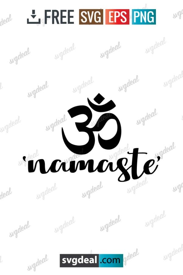 Om Namaste Svg