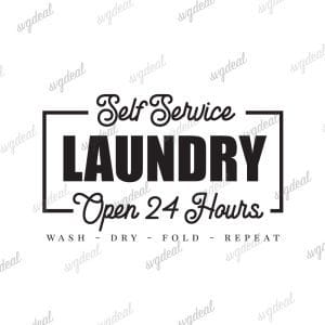 Self Service Laundry SVG