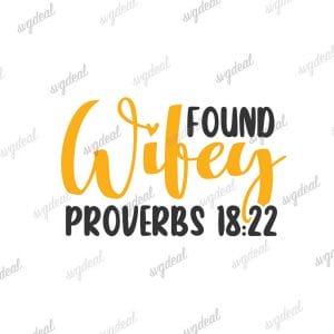 Wifey Hubby Proverbs SVG