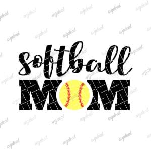 Softball Mom Svg