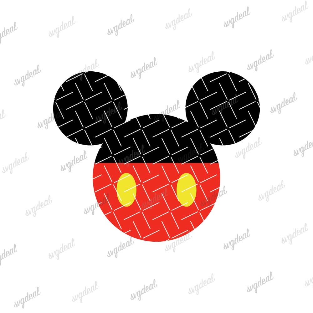 Mickey Head Svg