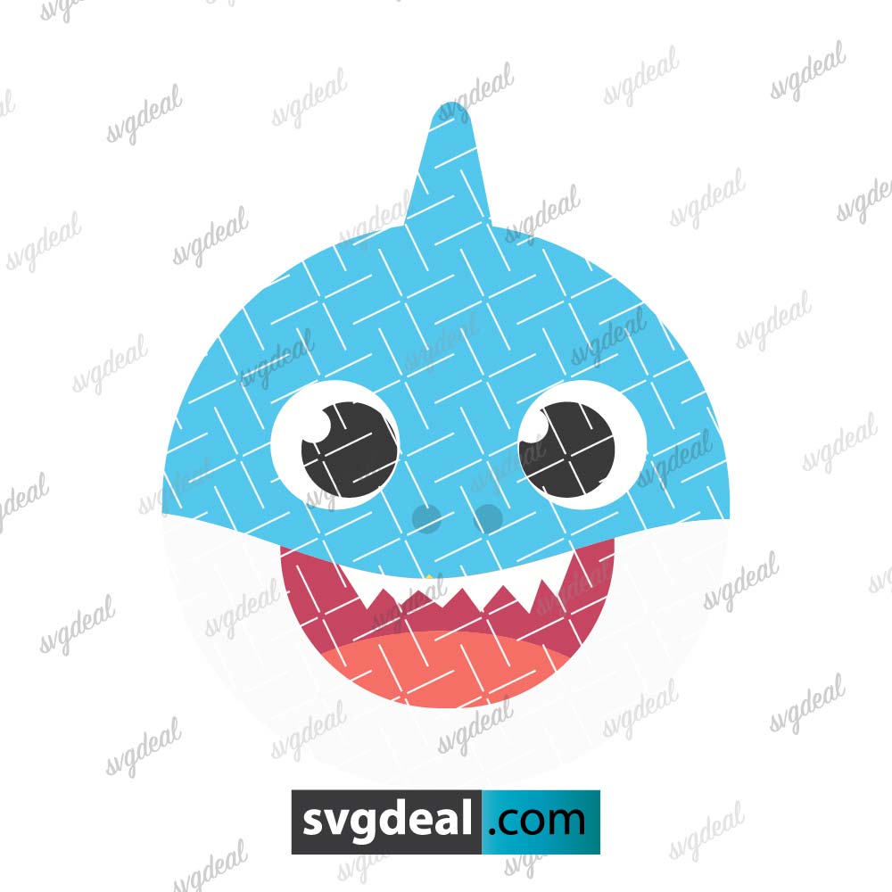 Baby Shark Face Svg