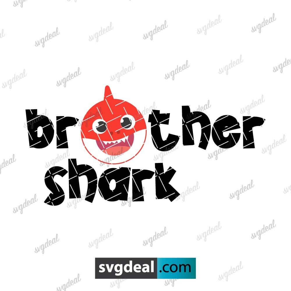 Brother Shark Svg