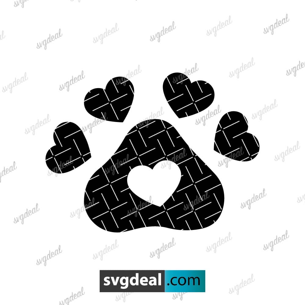 Puppy Paw Svg