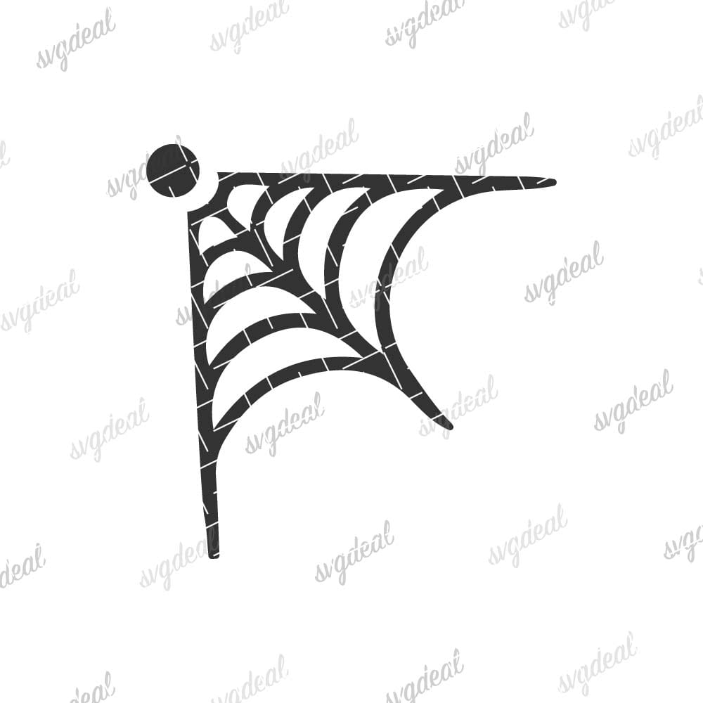 Corner Spider Web Svg