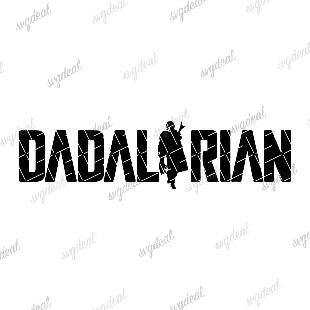 Dadalorian Svg