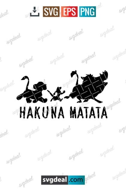 Free Hakuna Matata Svg - SVGDeal.com