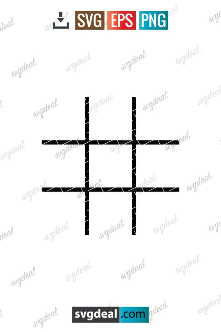 Free Tic Tac Toe Svg - SVGDeal.com