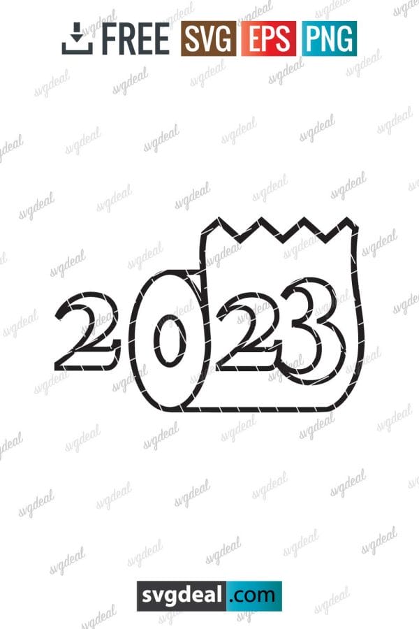 2023 Toilet Paper Svg