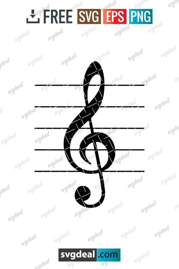 Treble Clef Svg