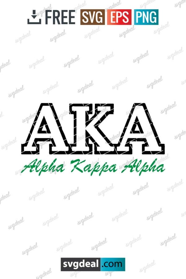 Alpha Kappa Alpha Svg