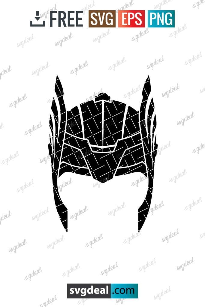 Free Thor Helmet Svg