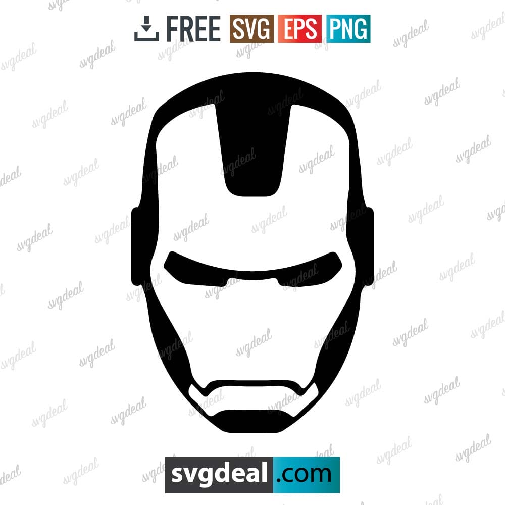 Iron Man Face Svg