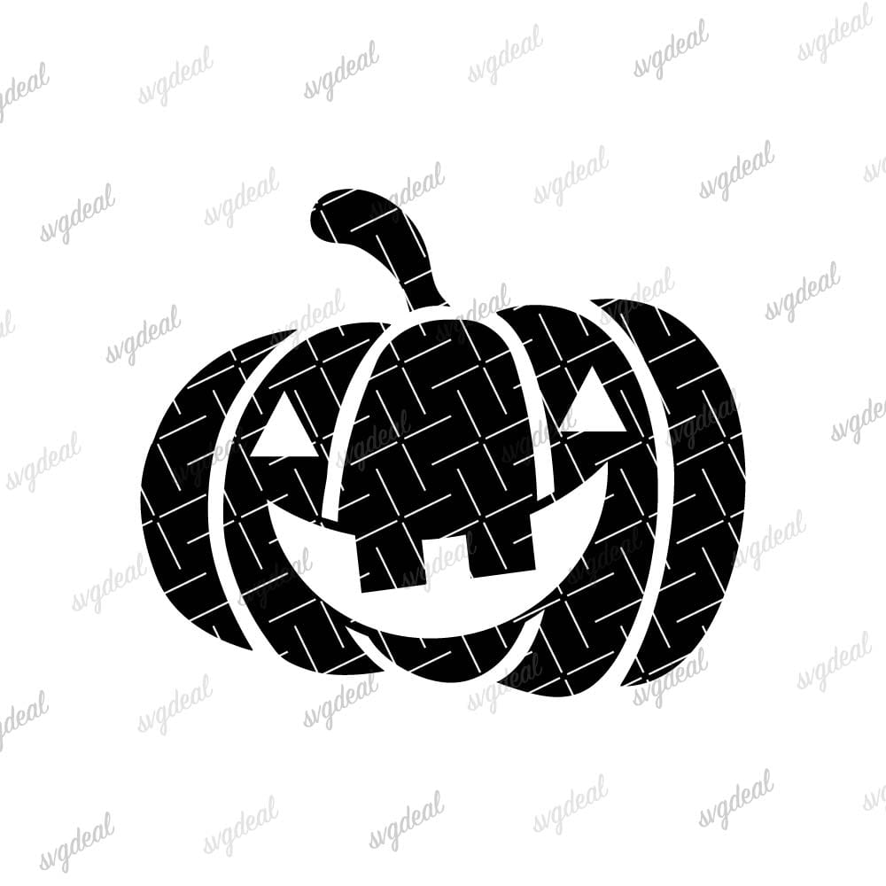 Pumpkin Face Svg