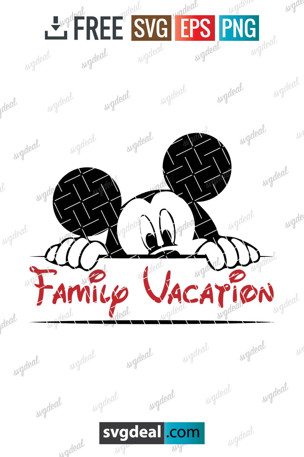 Free Disney Family Vacation Svg - SVGDeal.com