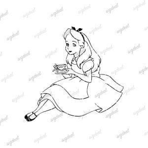 Alice In Wonderland Svg