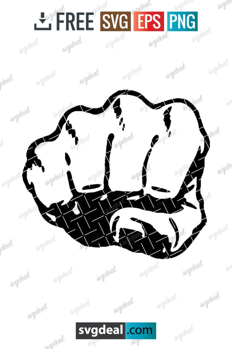 Free Hulk Fist Svg - SVGDeal.com