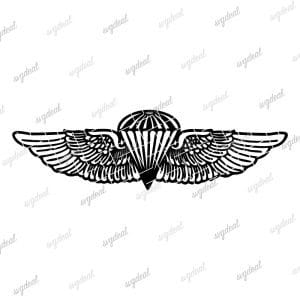 Navy Parachutist Insignia SVG