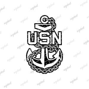 US Navy Chief Anchor Svg