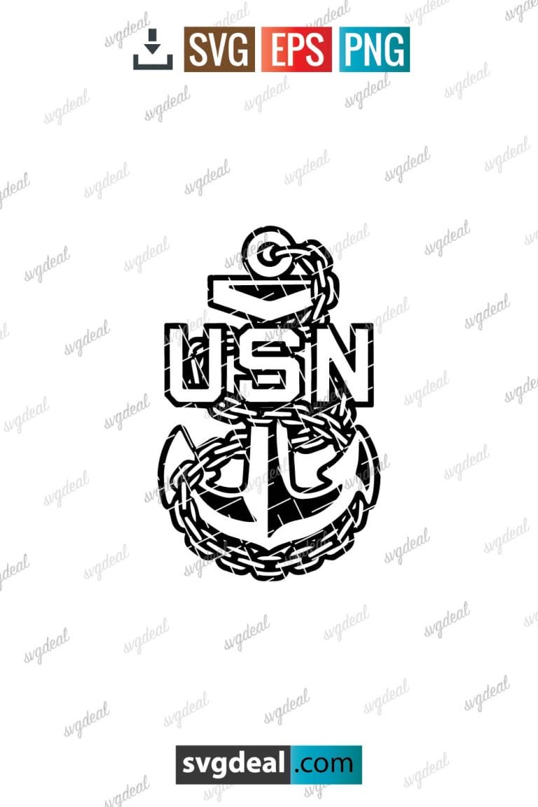 Free US Navy Chief Anchor Svg - SVGDeal.com