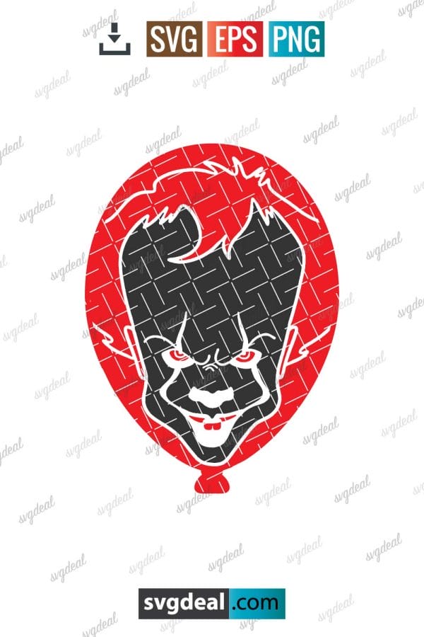 Pennywise Balloon Svg