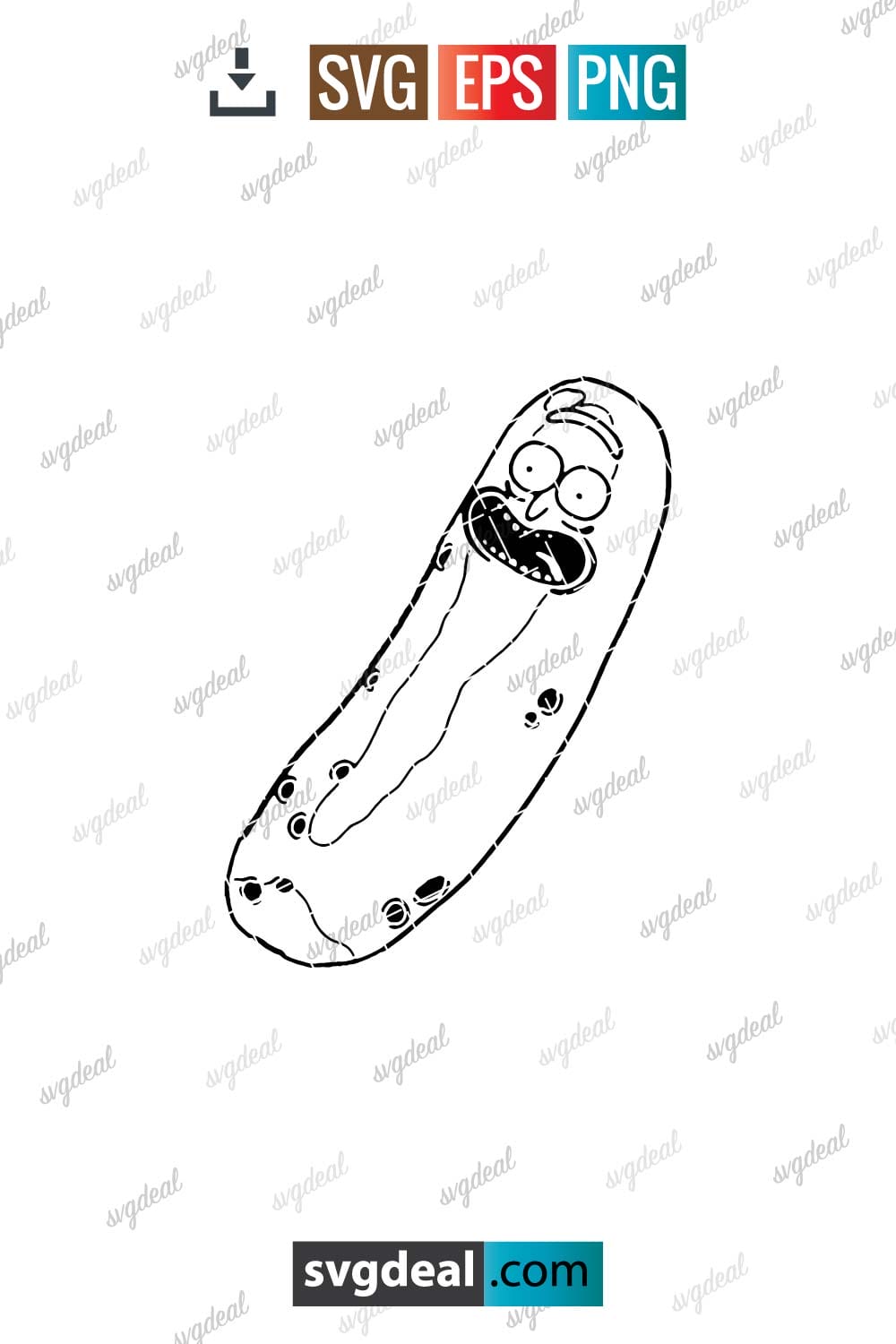 Free Pickle Rick Svg - SVGDeal.com