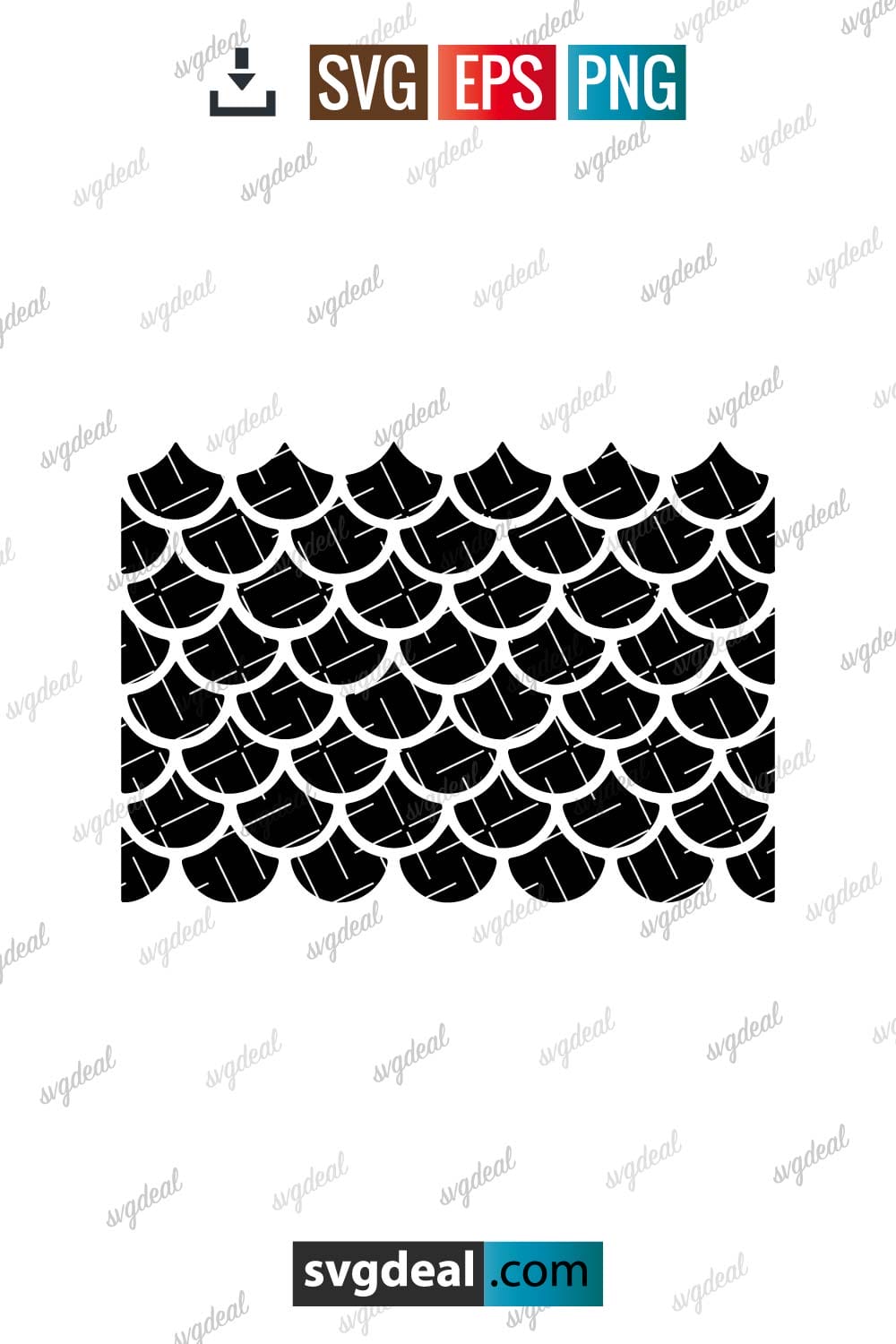 Free Mermaid Scales Svg - SVGDeal.com