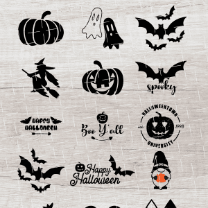 Halloween SVG Bundle - 18 Designs