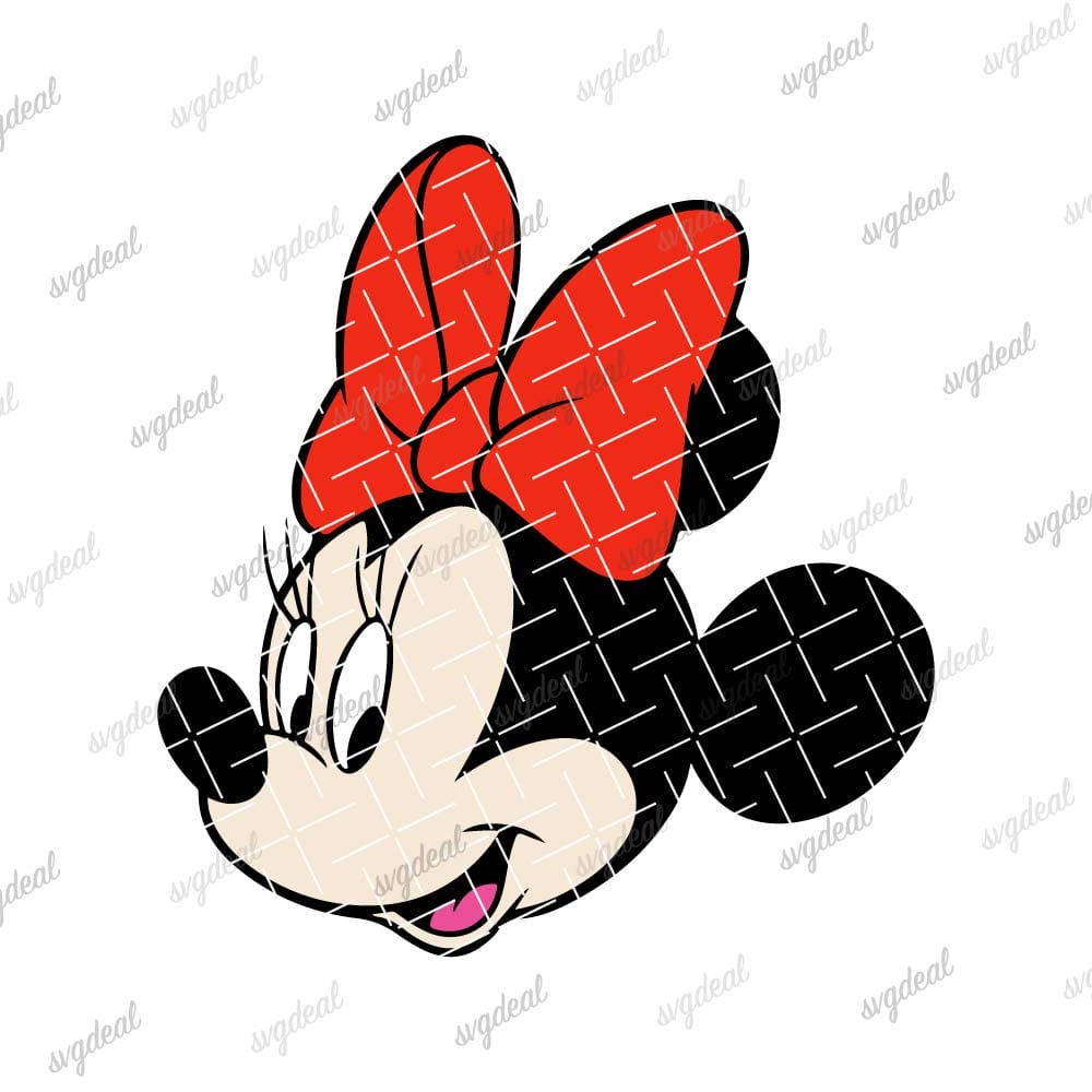 Minnie Head Svg