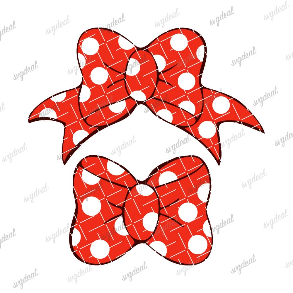 Minnie Bow Svg