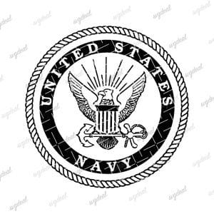 U.S. Navy with Seal SVG