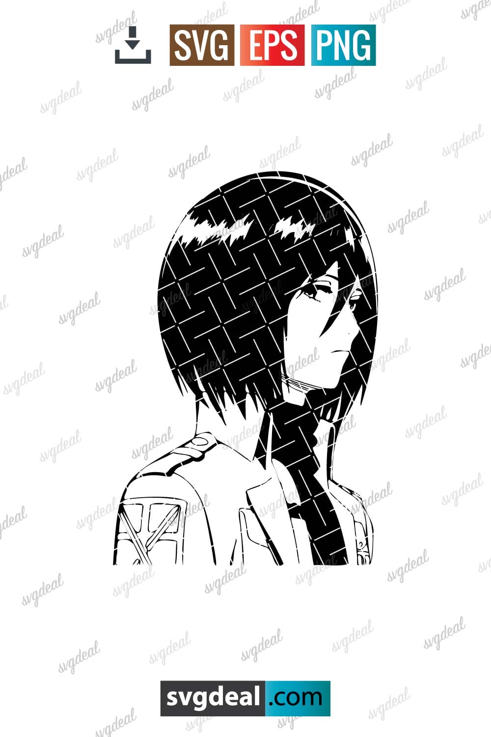 Mikasa Ackerman Svg Mikasa Ackerman Svg