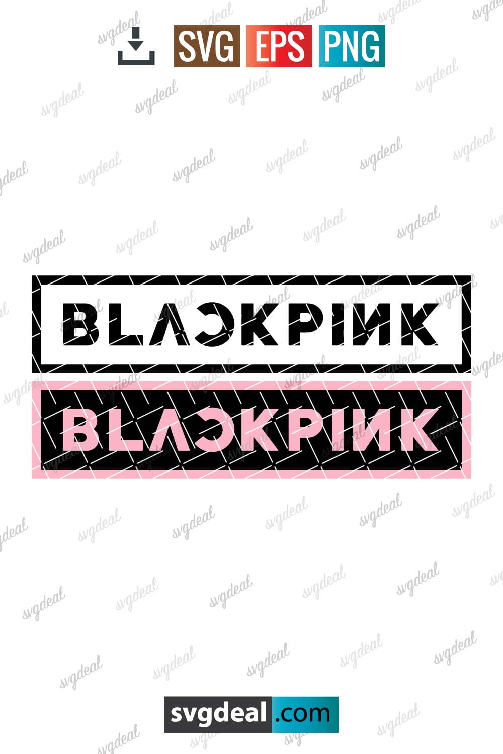Download Blackpink Logo With Animated Members Wallpaper | Wallpapers.com