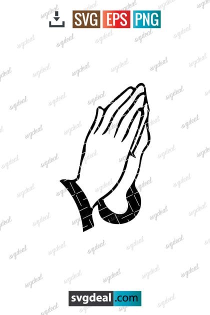 Free Prayer Hands Svg - SVGDeal.com