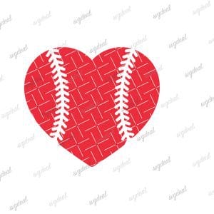 Baseball Heart Svg