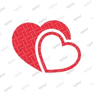 Double Heart Svg