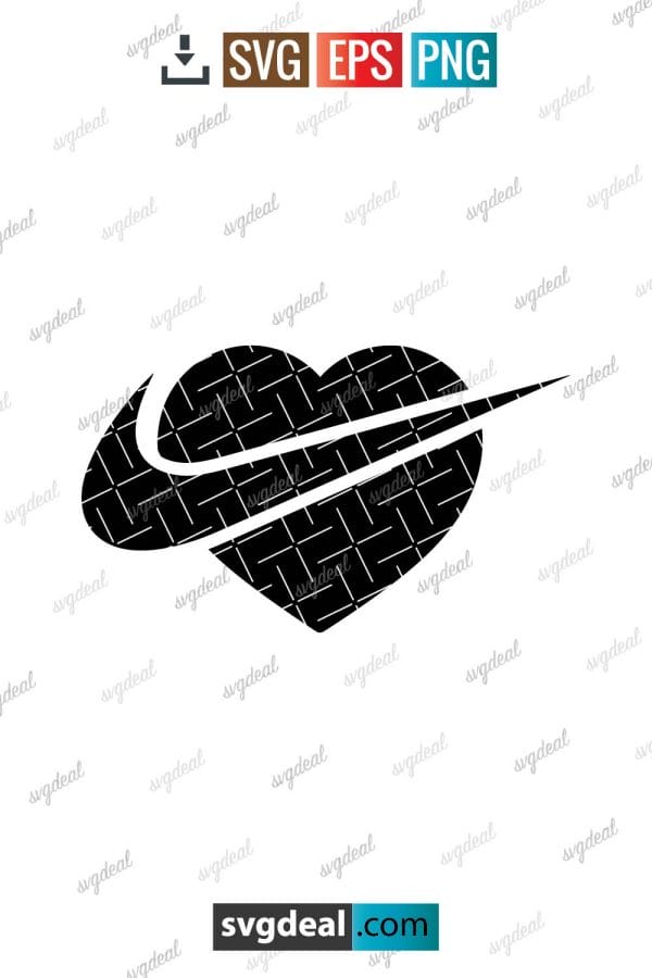 Nike Heart Svg