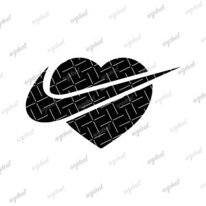 Nike Heart Svg