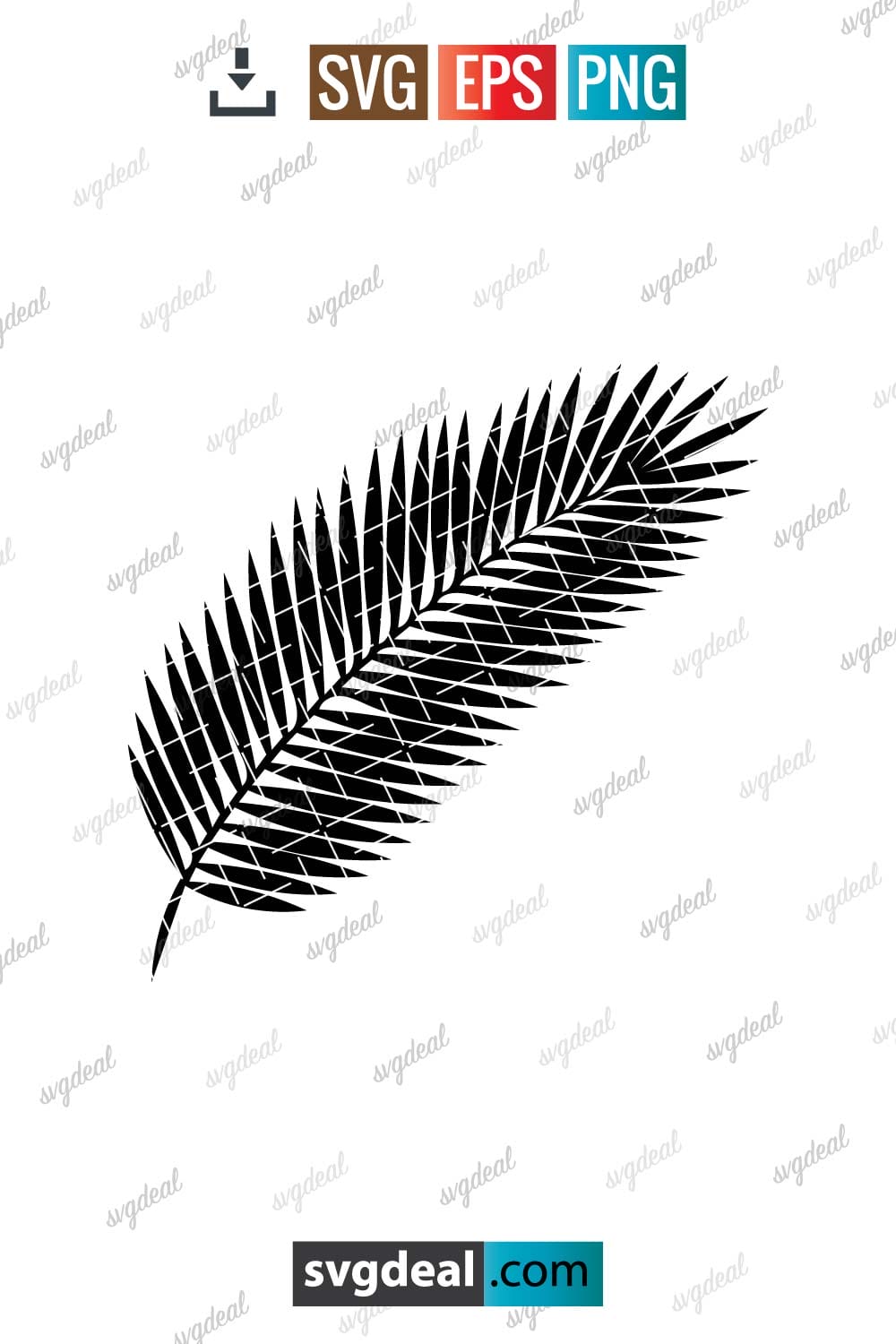 Palm Leaf Svg