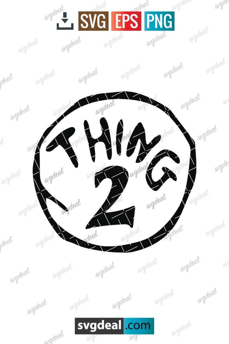 Free Thing 2 Svg - SVGDeal.com