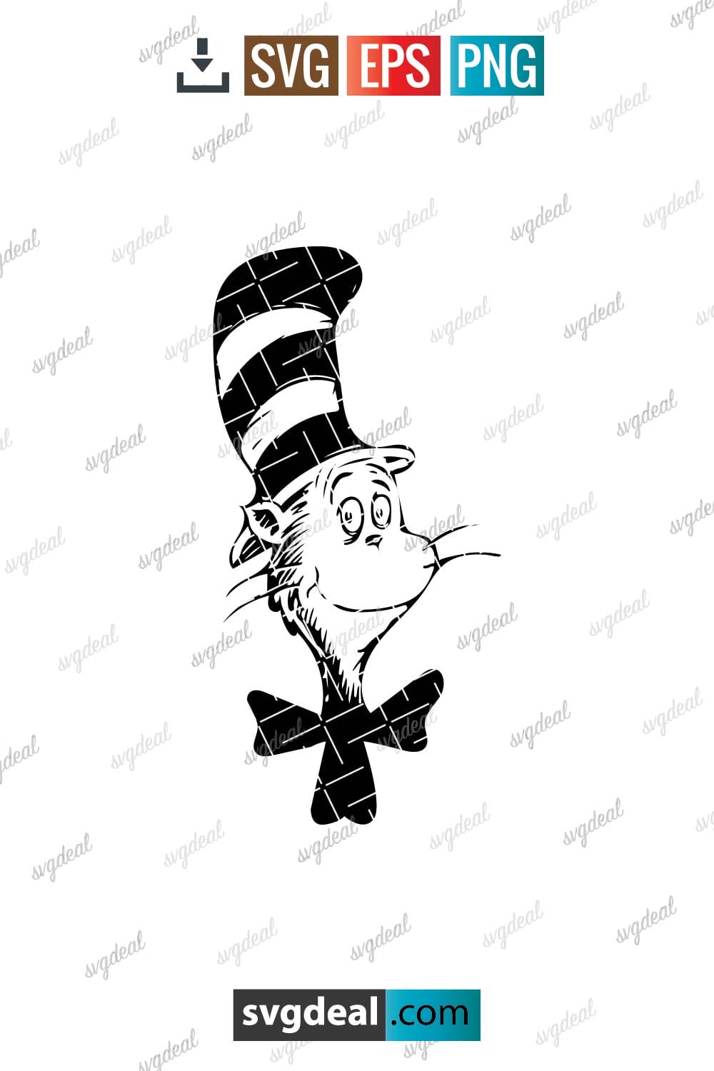 Cat In The Hat Svg