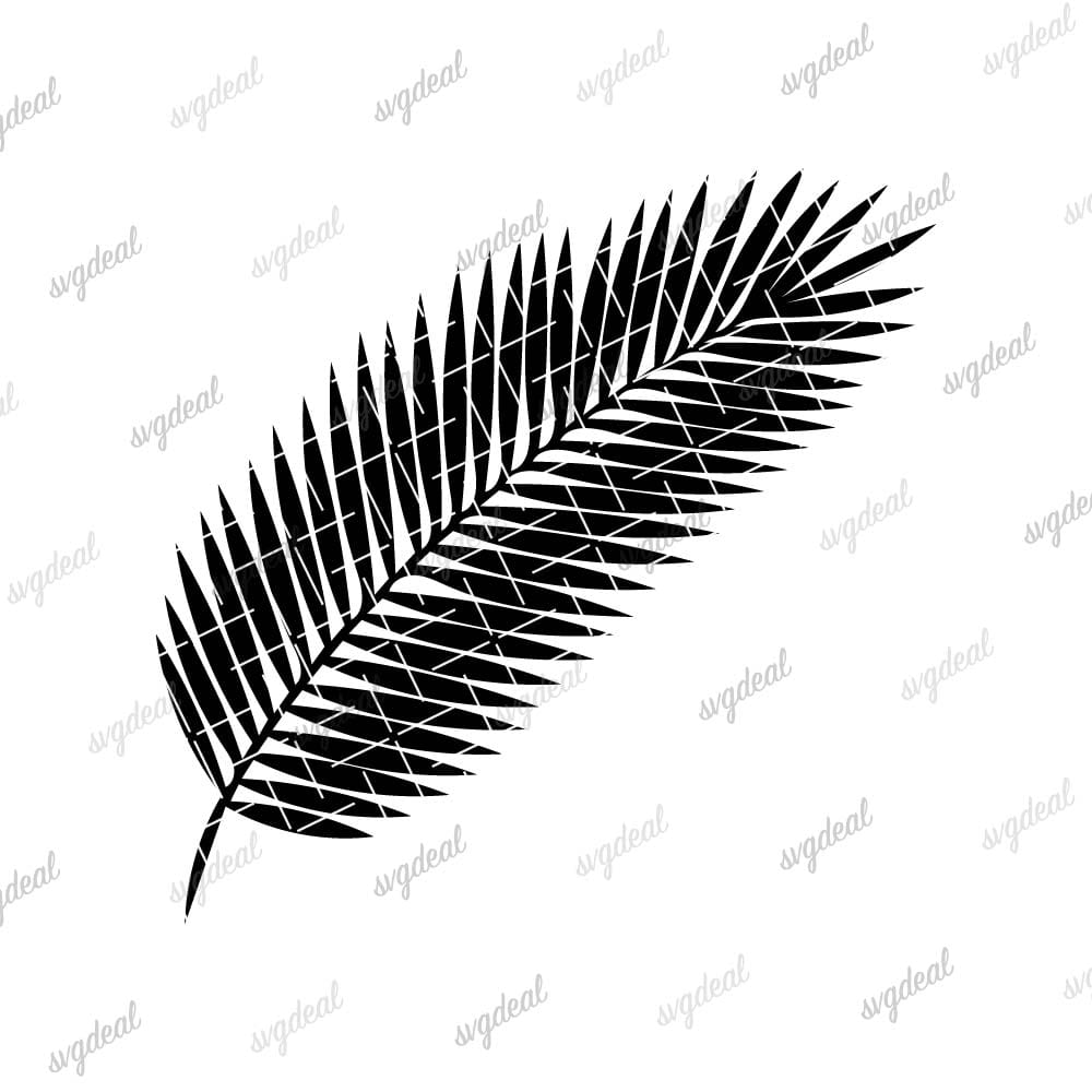 Palm Leaf Svg